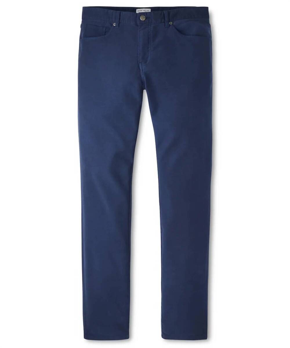 NEW PETER MILLAR men's ridgeline 5 pocket pant in navy